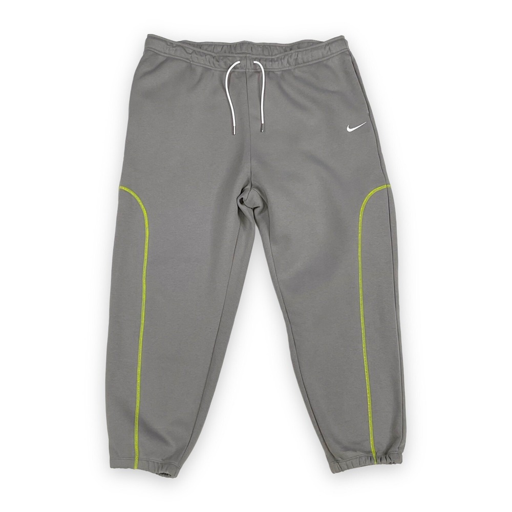 Nike Jogger Womens 2X Gray Sweatpants High Rise Standard Fit DN5016-029 NWT